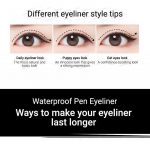 MACQUEEN – MQNY Waterproof Pen Eyeliner - Brown Black - Image 3