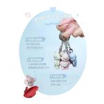 MANSLY – Cute Bear Keychain Feather Lip Mud - #18 Milk Coffee Almond - Image 4