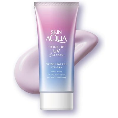 ROHTO MENTHOLATUM – Skin Aqua Tone Up Essence SPF 50+ PA++++ - Lavender